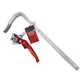 Xtrweld Clamp, F, Ratchet, 1200 PSI, 12 Steel, Chrome Plated TCFR121200SD